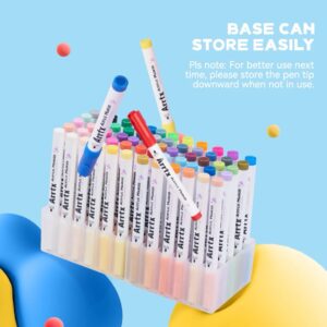 Arrtx 60 Regular Colors Acrylic Marker Brush Tip