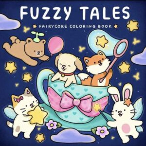 Fuzzy Tales Coloring Book