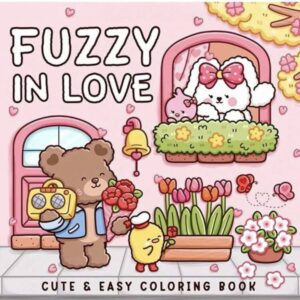 Fuzzy in Love Coloring Book
