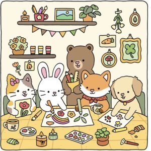 Fuzzy Hygge Coloring Book