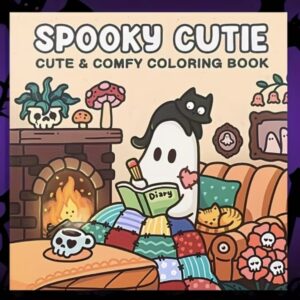 Spooky Cute Coloring Book